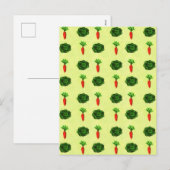 Retro Rustic Greenery Vegetable Garden Waterverf Feestdagenkaart (Voorkant / Achterkant)