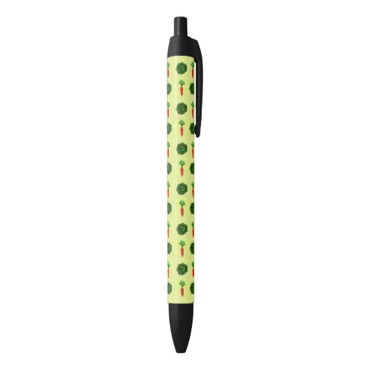 Retro Rustic Greenery Vegetable Garden Waterverf Zwarte Inkt Pen (Achterkant (Verticaal))
