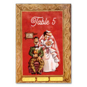  Retro Rustic Old 50s Comic Book Wedding Kaart (Achterkant)
