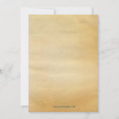 Retro Rustic St Patricks day Party Kaart (Achterkant)