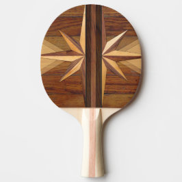Retro Rustic Wood Tafeltennisbatje