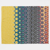 Retro Rustiek Fleece Deken (Voorkant (Horizontaal))