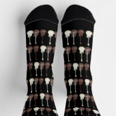 Retro Rustieke Gitaar Pop Art Sokken (Top)