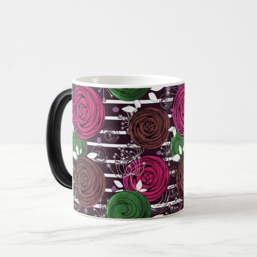 Retro-, rustig-, folk- magische mok (Voorkant links)