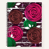 Retro-, rustig-, folk- notitieboek (Voorkant)