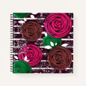 Retro-, rustig-, folk- notitieboek (Voorkant)