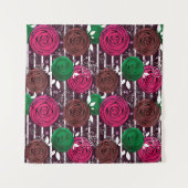 Retro-, rustig-, folk- wandkleed (Voorkant (horizontaal))