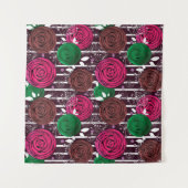 Retro-, rustig-, folk- wandkleed (Voorkant)