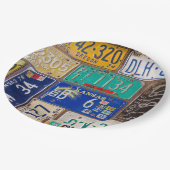 Retro Rusty-Borden Papieren Bordje (Gekanteld)