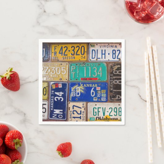 Retro Rusty-Borden Servet (Insitu)