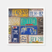 Retro Rusty-Borden Servet (Voorkant)