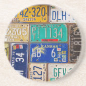 Retro Rusty-Borden Zandsteen Onderzetter (Voorkant)