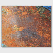 Retro Rusty Grunge Texture Pattern Cadeaupapier (Vlak)