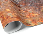 Retro Rusty Grunge Texture Pattern Cadeaupapier (Rol Hoek)