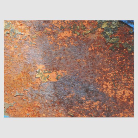 Retro Rusty Grunge Texture Pattern Tissuepapier (Voorkant)