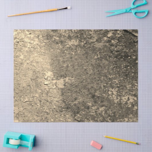 Retro Rusty Grunge Texture Pattern Tissuepapier (Craft)