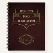 Retro RV Camper Travel Journal Notitieboek (Voorkant)