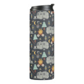 Retro RV-camping Thermosbeker (Gedraaid links)