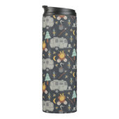 Retro RV-camping Thermosbeker (Geroteerd rechts)