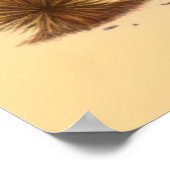 Retro RV en palmbomen Poster (Hoek)