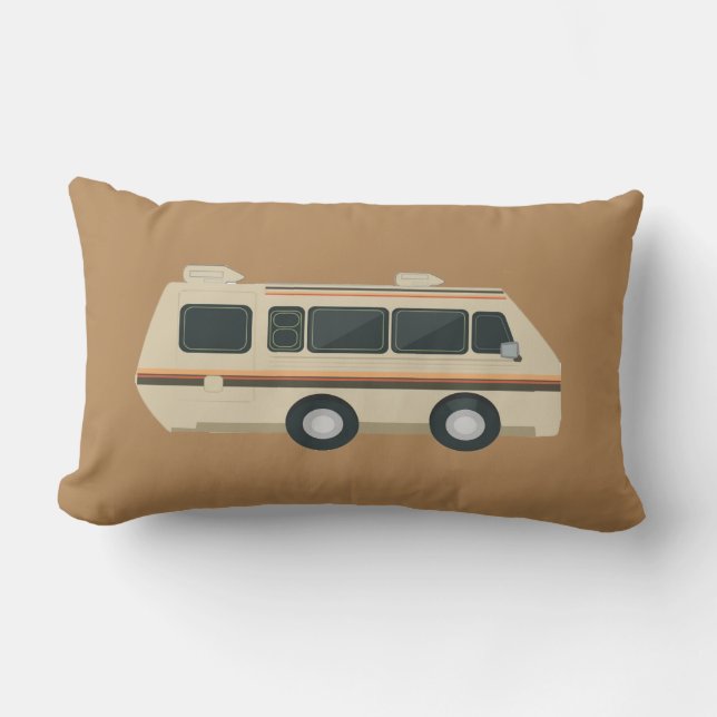 Retro RV Pillow Kussen (Voorkant)