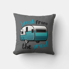 Retro RV Turquoise Kussen