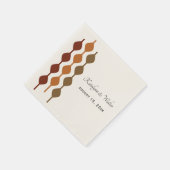 Retro S70s Geometric Wedding van 1970 Servet (Hoek)