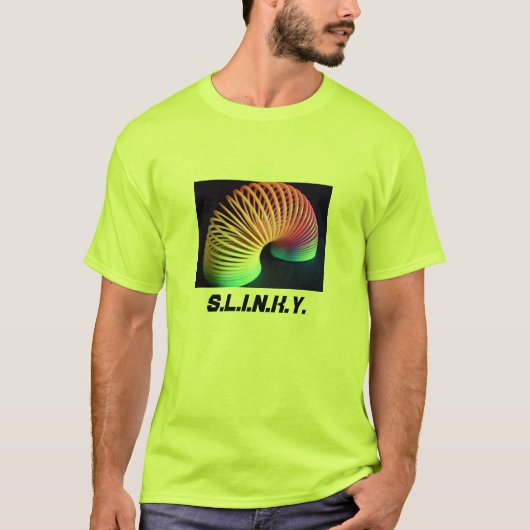 Retro S.L.I.N.K.Y. t shirt club verjaart (Voorkant)