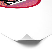 Retro Sachsen Skyline Perfect Poster (Hoek)