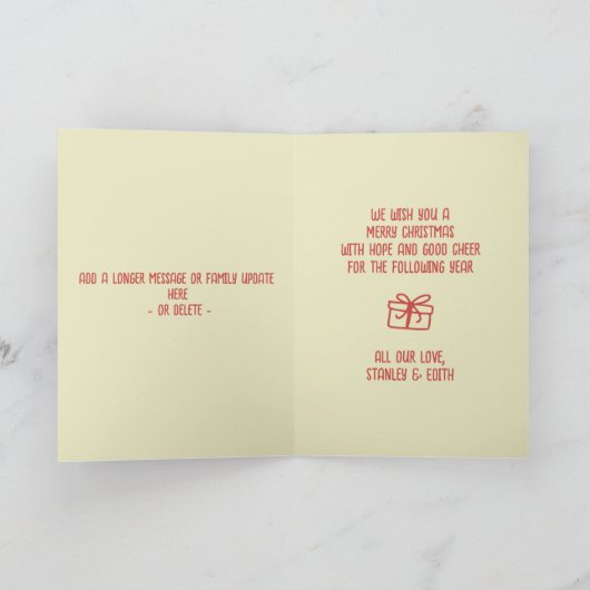 Retro Sad Santa teleurgesteld Grappige Kerstmis Kaart (Binnen)