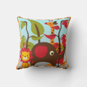 Retro Safari Pillow Kussen (Achterkant)