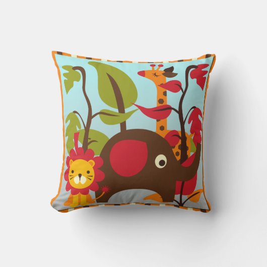 Retro Safari Pillow Kussen (Voorkant)