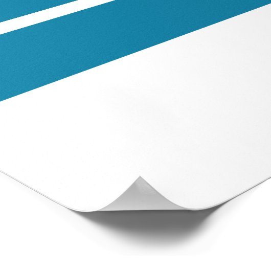 Retro Sailboot 80s 70s Style Sailing Boat Kapitein Poster (Hoek)