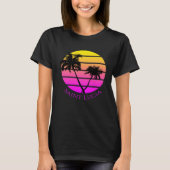 Retro Saint Lucia Beach T-shirt (Voorkant)