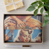 Retro Salsa Pin-up Tissuepapier (Geschenk)