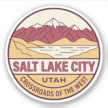Retro Salt Lake City Utah Vintage Bergmeer