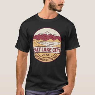 Retro Salt Lake City Utah Vintage Bergmeer T-shirt