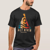 Retro Salt River Kayaking T-shirt (Voorkant)