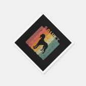 Retro Saluki Hondenliefhebber Gift Idea Servet (Hoek)