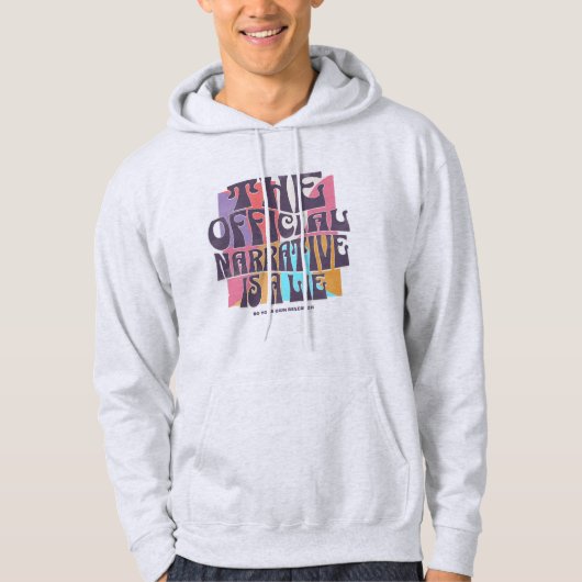 Retro samenzweringstheorie hoodie (Voorkant)