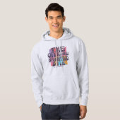 Retro samenzweringstheorie hoodie (Voorkant volledig)