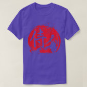 Retro Samurai Warrior Sword Japans Ninja Gift 10 T-shirt (Design voorkant)