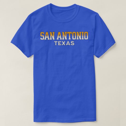 Retro San Antonio Texas 1 T-shirt (Design voorkant)