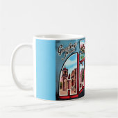 Retro San Antonio Texas Ansichtkaart Mok (Links)
