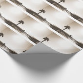  retro san clemente pier california sepia cadeaupapier (Hoek)