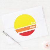 Retro San Diego Sticker (Envelop)