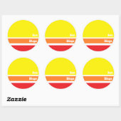 Retro San Diego Sticker (Vel)