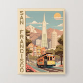 Retro San Francisco Button (Voorkant)