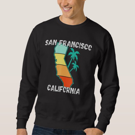 Retro San Francisco California Apparel Trui (Voorkant)