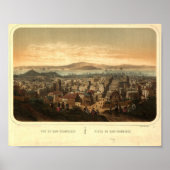  Retro San Francisco Map Poster (Voorkant)